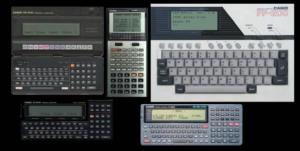 Casio pocket computers and calculators