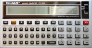 Sharp PC-1245 emulated in PockEmul